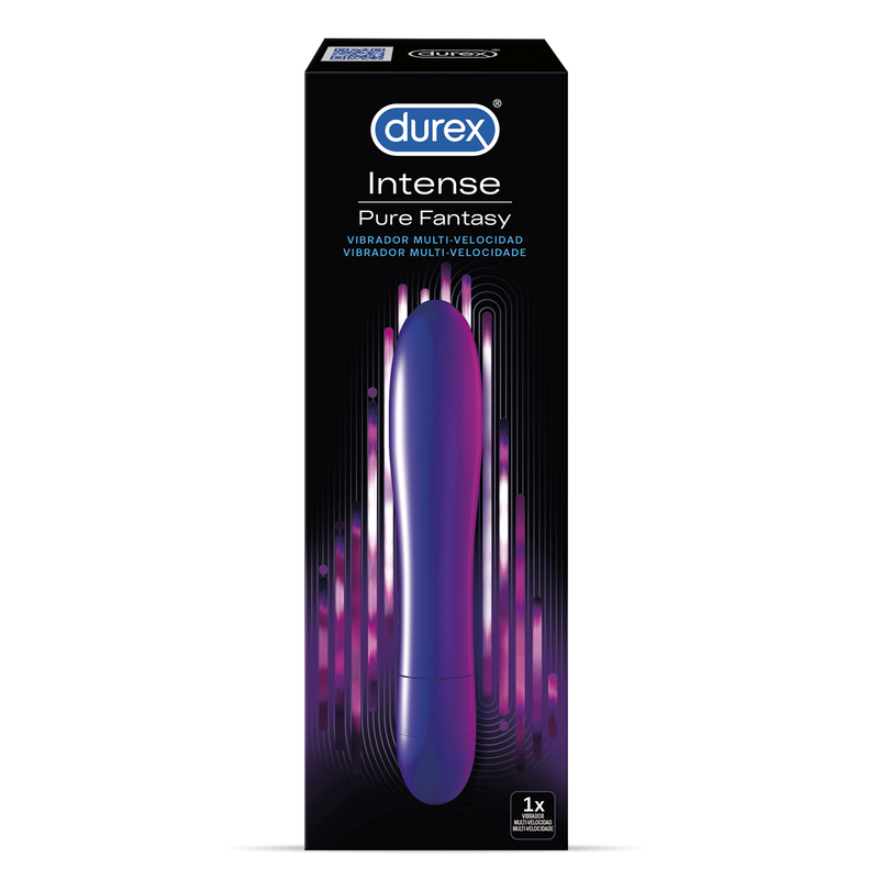 Vibratore orgasmico intenso Durex Toys in silicone rosa, con forma ergonomica e dettagli per stimolazione precisa.