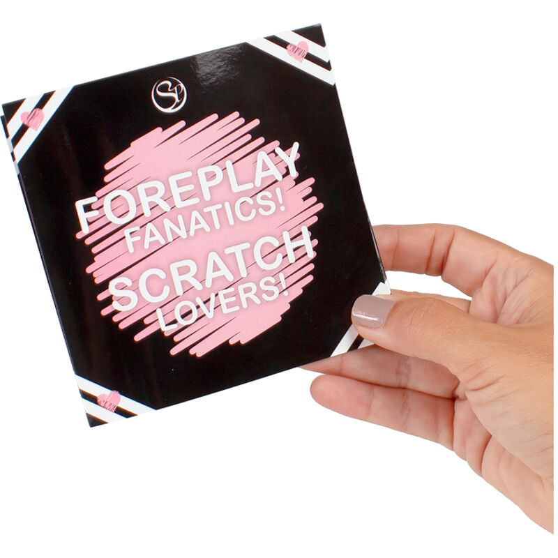 Segnali di piacere con il gioco SECRETPLAY Preliminari Fanatics Scratch Lovers, immagine che mostra dettagli e texture del prodotto.