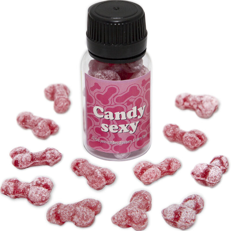 Barattolo di 12 gomme Diablo Picante, dolci alla fragola e ciliegia, snack colorato e gustoso in confezione da 12 g.
