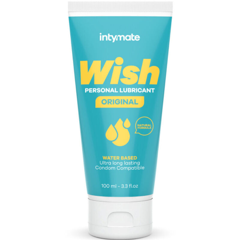 Lubrificante a base acqua INTIMATELINE INTYMATE Wish, bottiglia da 100 ml, dettagli del prodotto visibili in immagine