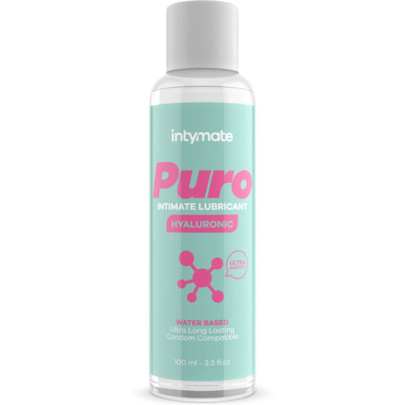 Lubrificante idratante IntimateLine Intymate con acido ialuronico, flacone da 100 ml, a base acquosa per uso intimo e comfort