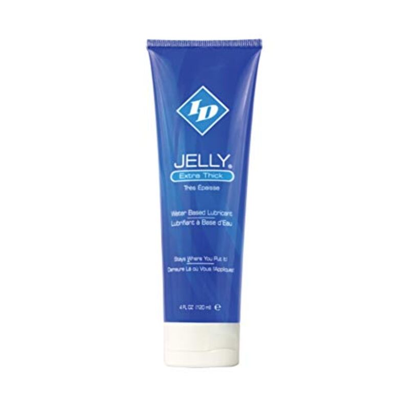 Lubrificante ID JELLY a base acqua extra spessore, tubo da corsa da 120 ml, visibile in questa immagine.