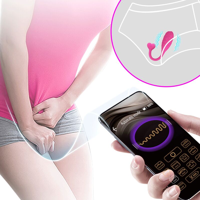 PRETTY LOVE - PINK FISHER APP-CONTROLLED VIBRATING EGG