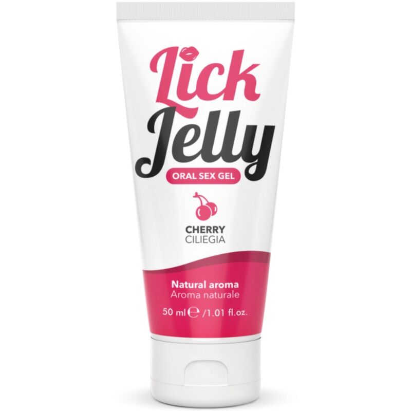 Gel lubrificante alla ciliegia IntimateLine Lick Jelly, 30 ml, con texture liscia e fragrante per piacere e comfort.