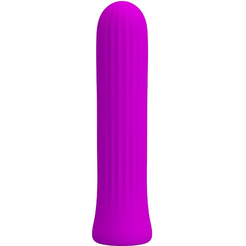 Stimolatore rosa PRETTY LOVE Blanche C-Type, vibratore elegante con design compatto e dettagli morbidi, visibile in primo piano.