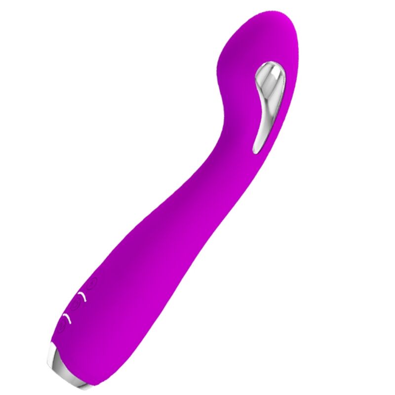 Vibratore elettrico ricaricabile Pretty Love Hector impermeabile colore viola, design elegante e funzionalità avanzate.