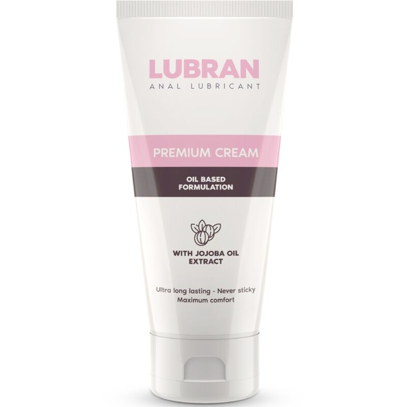 Lubrificante Lubranal con olio di jojoba in flacone da 50 ml, bottiglia con etichetta blu e nero, dettagli del prodotto visibili