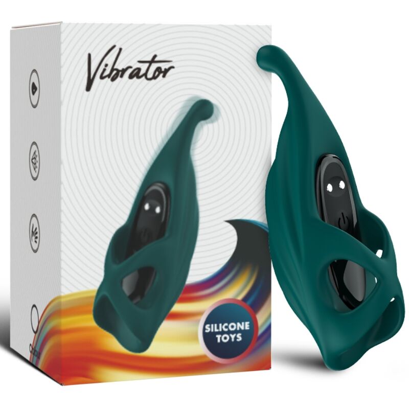 Stimolatore e vibratore per dita verde ARMONY STIMULATORS, dispositivo compatto e ergonomico per stimolazione sensoriale.