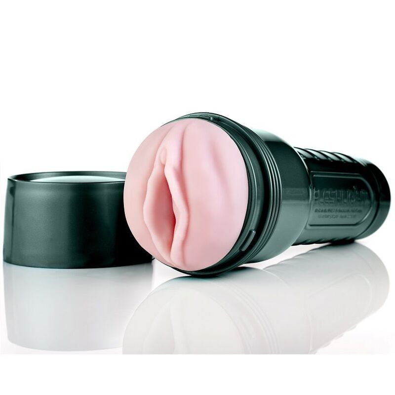 Fleshlight Go Pink Lady Surge con vagina, lancia universale e lubrificante Aqua da 50 ml, modellino realistico e dettagliato.