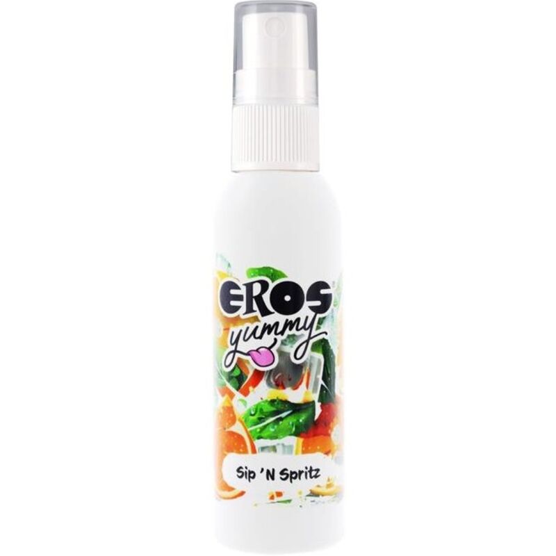 Spray corpo EROS YUMMY SPRAY CORPORAL SORSO E SPRITZ da 50 ml, bottiglia elegante con spray per il corpo.