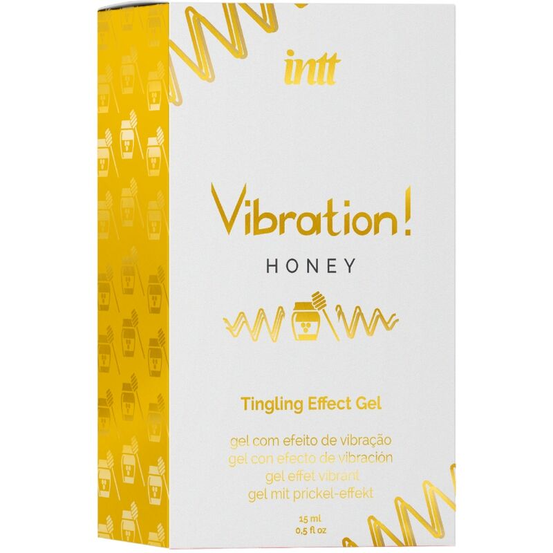 Gel vibratore intimo INTT al miele, stimolante e potente, in flacone da 15 ml, per piacere e sensazioni intense