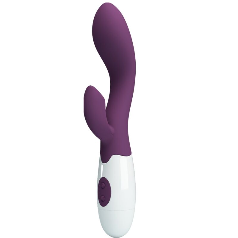 Vibratore G-Spot viola Pretty Love Brighty, prodotto per stimolazione del punto G, con design ergonomico e texture liscia.