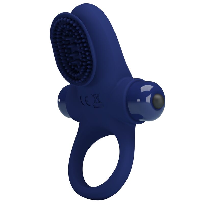 PRETTY LOVE - BLUE VIBRATING BALL RING