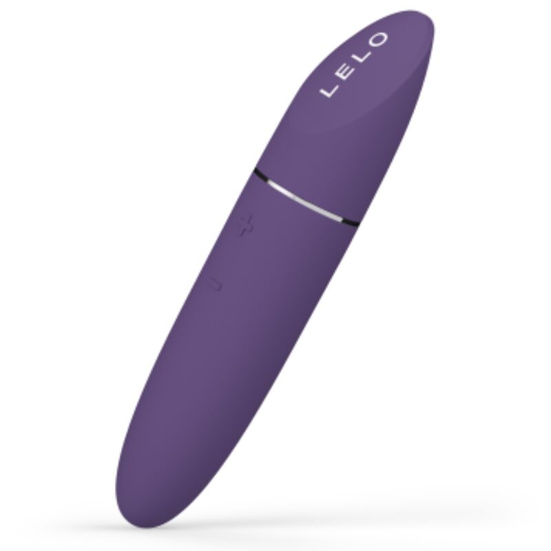Vibratore personale LELO Mia 3 di colore viola, con design elegante e superficie liscia, mostrato in primo piano.