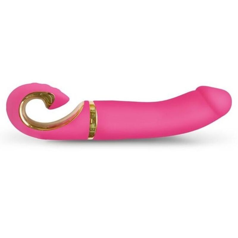 Vibratore rosa neon G-Jay G-VIBE con forma ergonomica e superficie liscia, ideale per stimolazione e piacere personale.