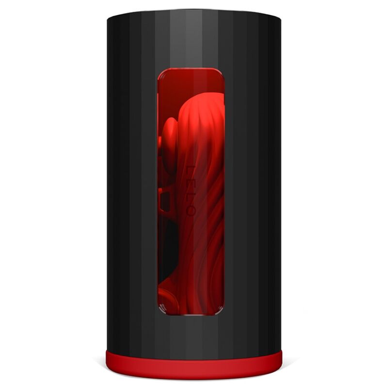 Masuratore maschile LELO F1S V3 rosso con design ergonomico e dettagli realistici, visibile in primo piano.