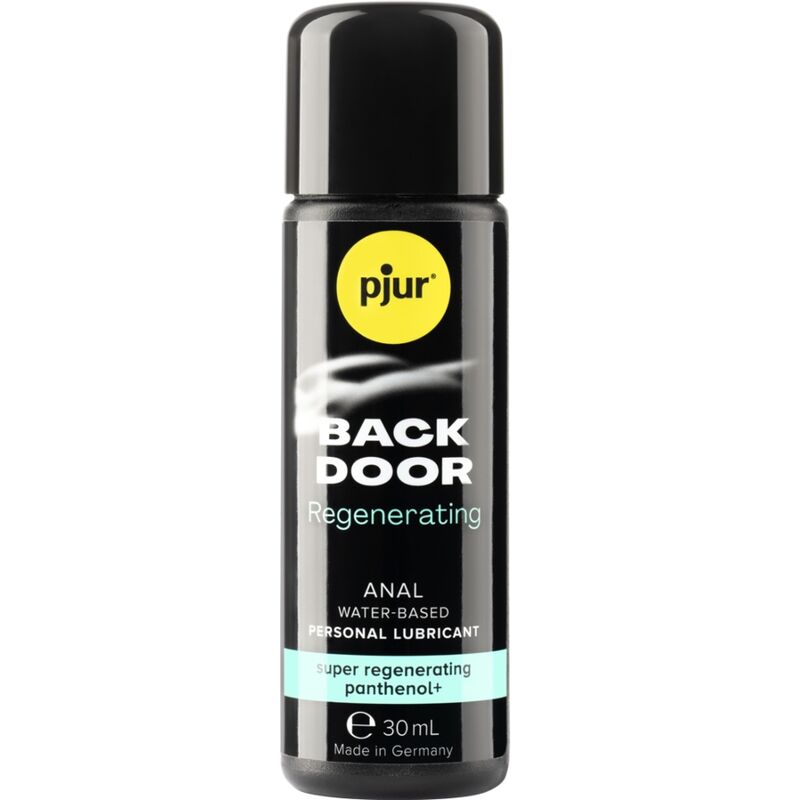 Gel anal rigenerante PJUR Back Door con pantenolo, base acqua, 30 ml, per il comfort e la cura dell'area anale.