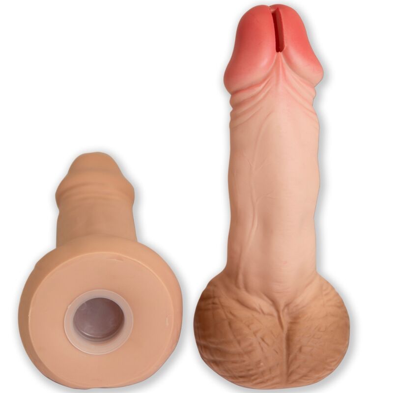 Salvadanaio Diablo Picante a forma di pene in materiale colorato, decorativo e originale per risparmio.