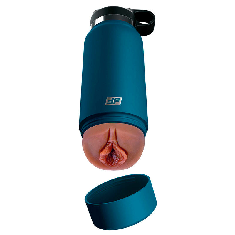 Stroker vaginale marrone PDX PLUS FUCK FLASK Vagine, modello discreto e realistico, con dettagli anatomici visibili.