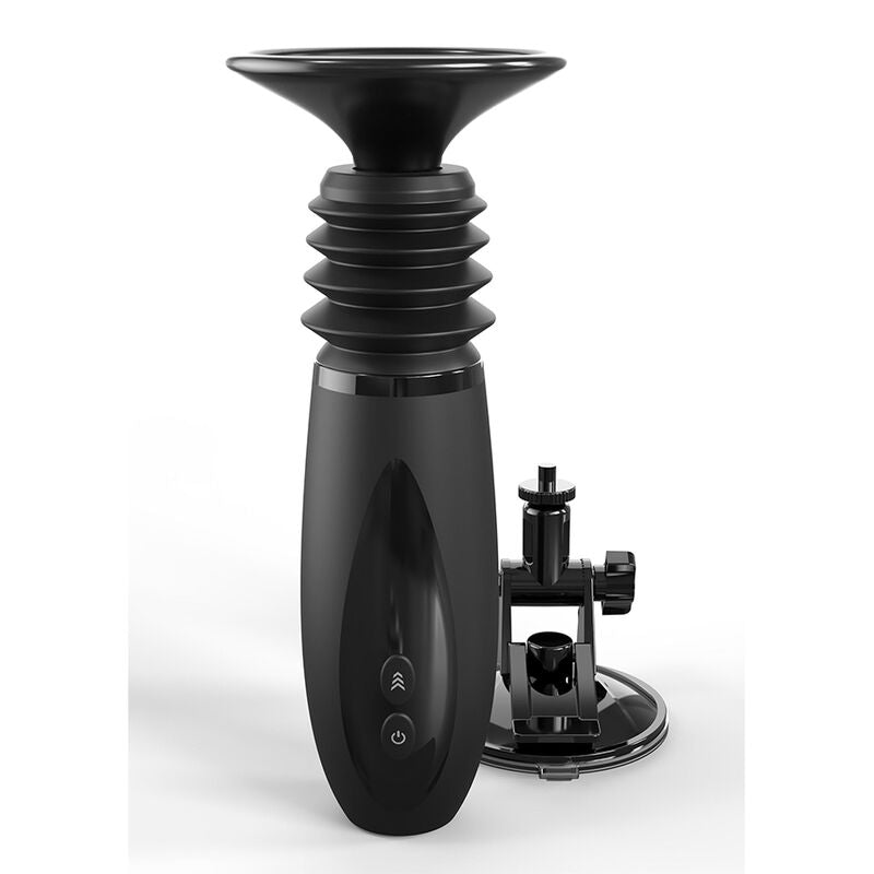 FETISH FANTASY SERIES - BODY DOCK CLAMP FOR DILDO THRUSTER WITH 7 THRUST MODES BLACK