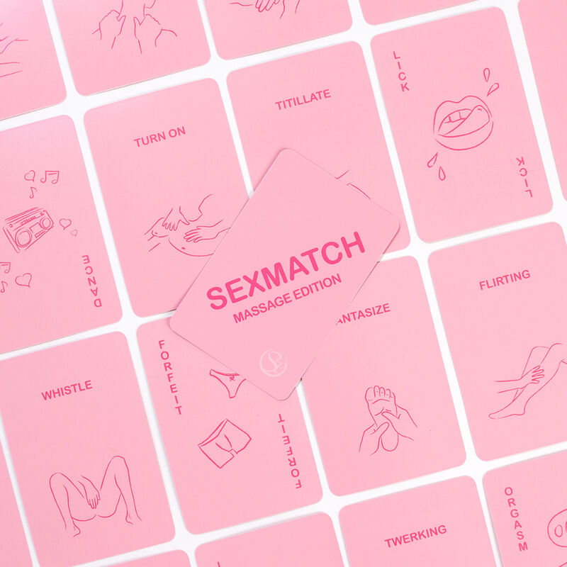 Gioco SECRETPLAY SexMatch per massaggi, con design elegante e dettagli realistici, ideale per esperienze di intimità e piacere.