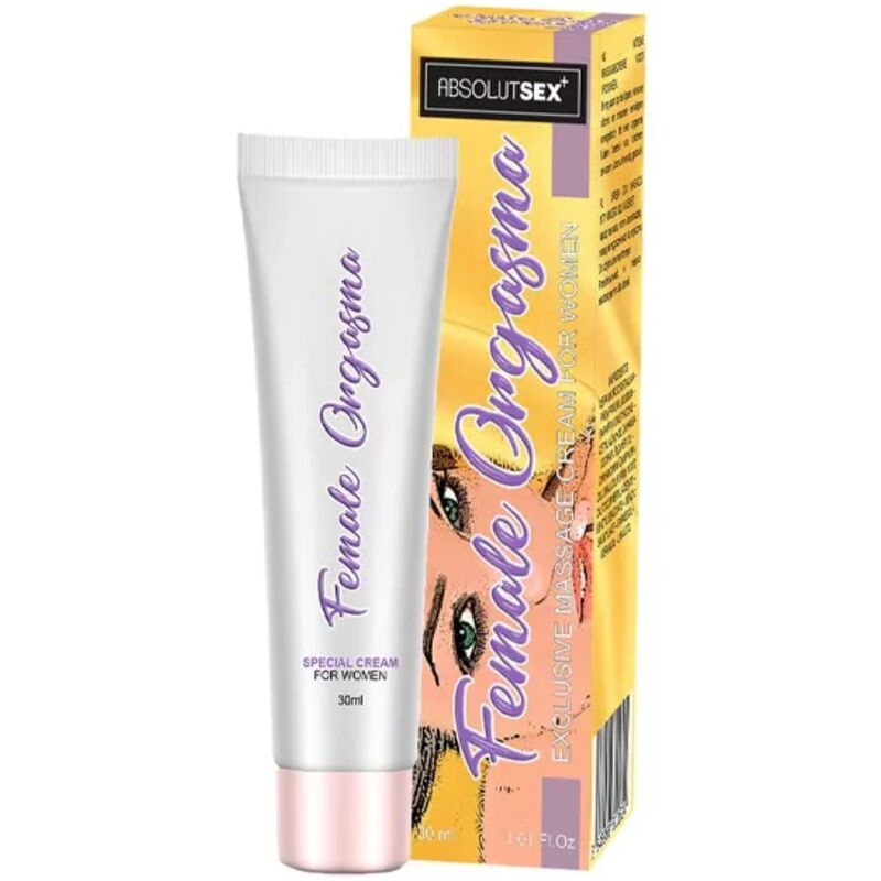 Crema stimolante dell'orgasmo femminile RUF da 30 ml, confezione con tubetto di crema, prodotto per il benessere sessuale femminile
