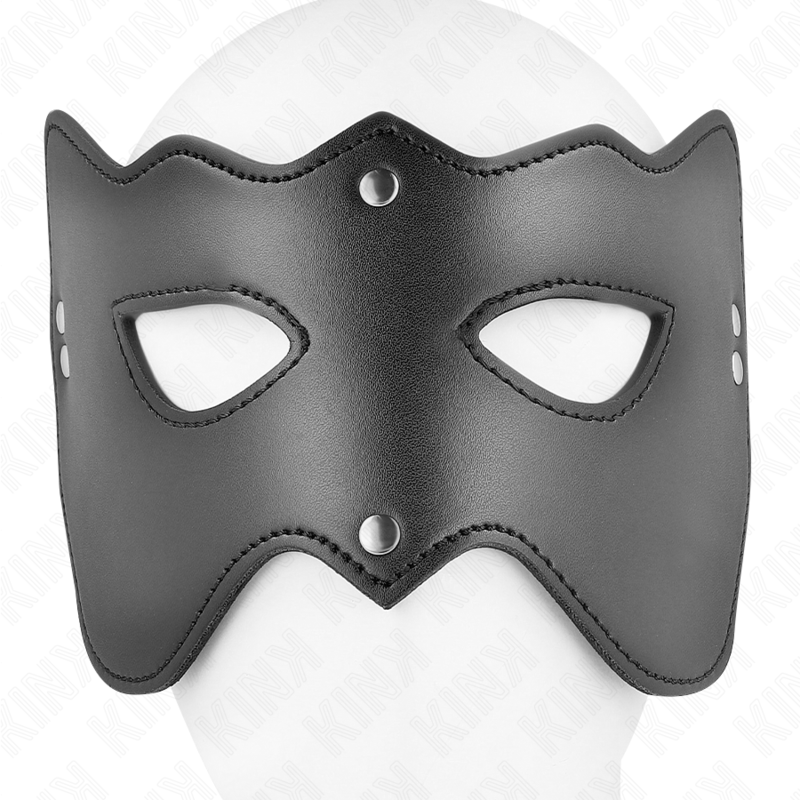 Maschera per occhi KINK Party Modello 2, 27,5 x 12 cm, in morbido materiale nero con dettagli eleganti.