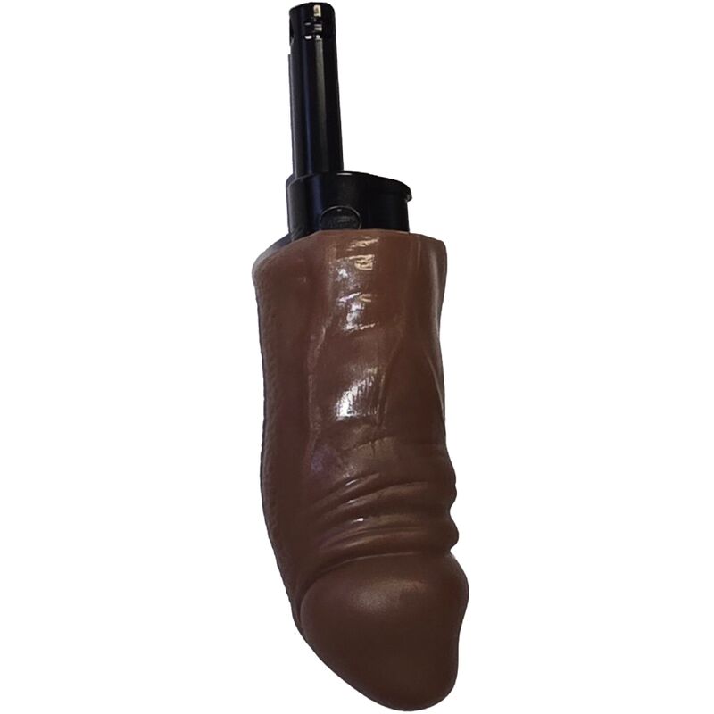 Accendino per barbecue Diablo Picante a forma di pene mulatto, design originale e pratico, accessorio per grigliate e cene all'aperto