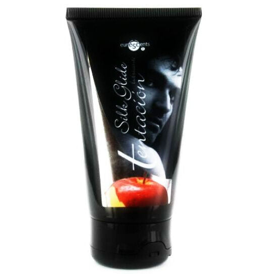 Lubrificante TENTACION Seta da 50 ml, texture liscia e trasparente, ideale per uso intimo, confezione compatta e facile da applicare.