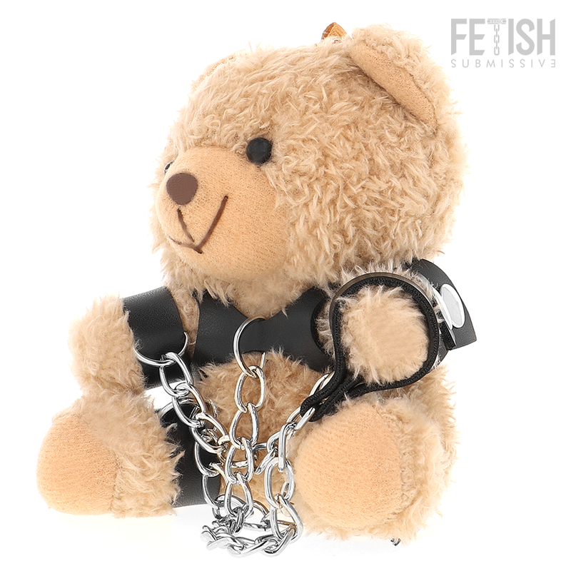 Orsetto Yogi modello BDSM di FETISH SUBMISSIVE REBEL TOYS, con dettagli di abbigliamento fetish e accessori BDSM.