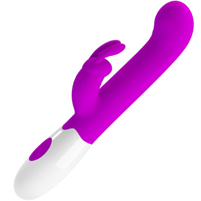 Vibratore Pretty Love Centaur coniglio viola, 30 modalità di vibrazione, design ergonomico e dettagli realistici.