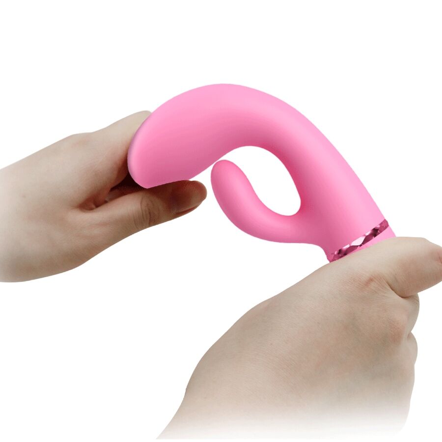 Vibratore coniglio rosa PRETTY LOVE FLIRTATION con stimolazione del punto G, design elegante e morbido in silicone.