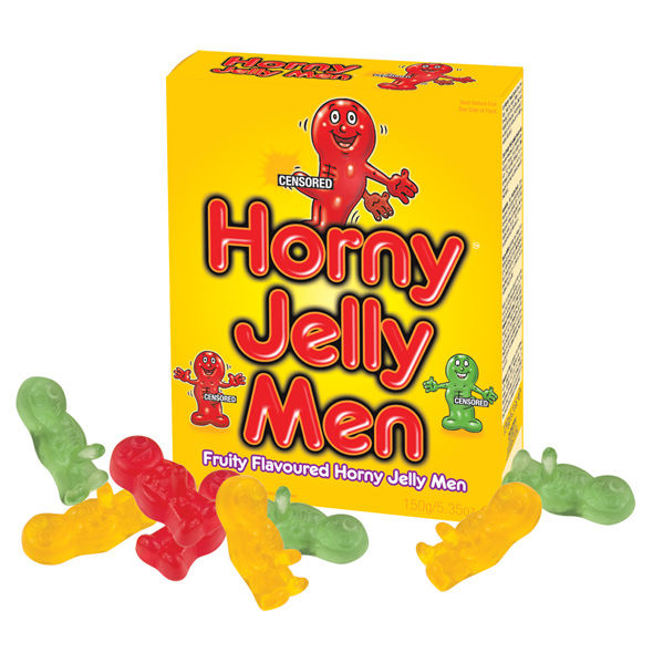 Caramelle masticabili a forma di bambola con pene, prodotto Spencer & Fleetwood, dolci colorati e divertenti.