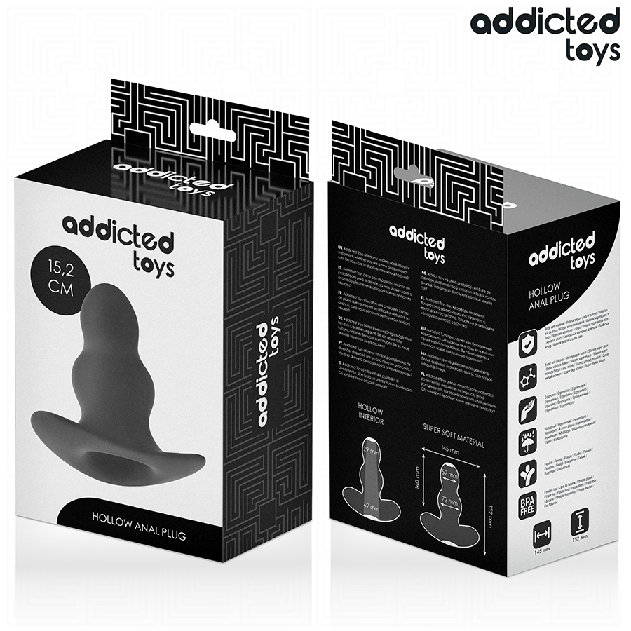 ADDICTED TOYS - TAPPO ANALE CAVO TAGLIA XXL 15,2 CM