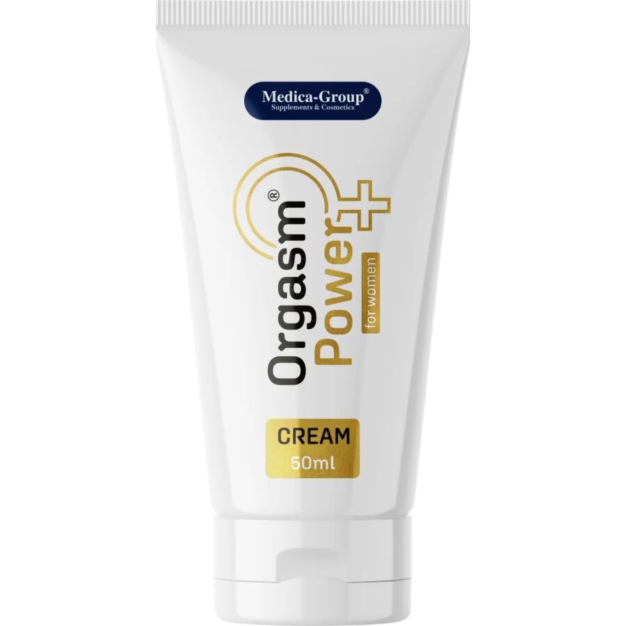 Crema intima MEDICA GROUP Orgasm Power per donna, 50 ml, con ingredienti naturali per migliorare il piacere e la sensibilità.
