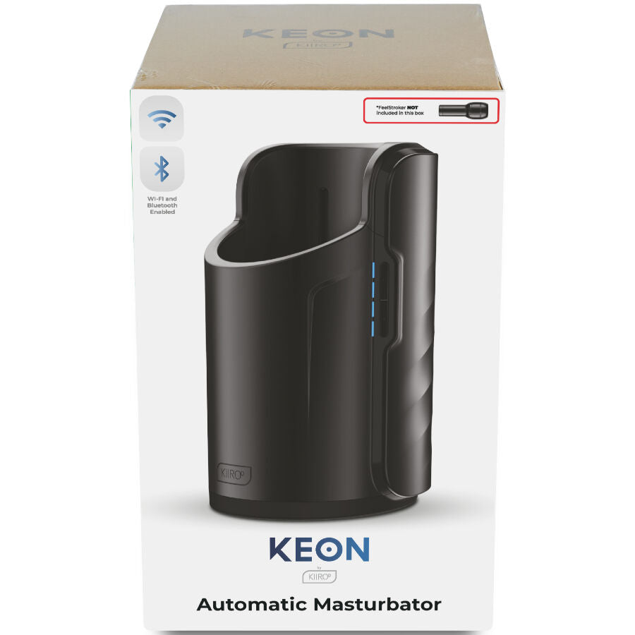 Mascherina automatica KIIROO KEON WIFI, dispositivo di masturbazione con design moderno e funzionale.
