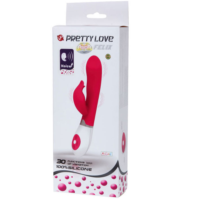 Felicità PRETTY LOVE FLIRTATION Flirtazione Felix con vibrazione, dispositivo per piacere personale, in dettaglio nell'immagine.