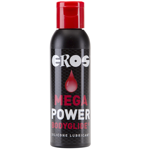 Lubrificante EROS POWER LINE Power Bodyglide Silicone da 50 ml, gel trasparente e setoso per uso personale.