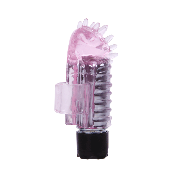 Mini vibratore a dita in silicone BAILE, stimolante e compatto, ideale per massaggi e piacere personale.