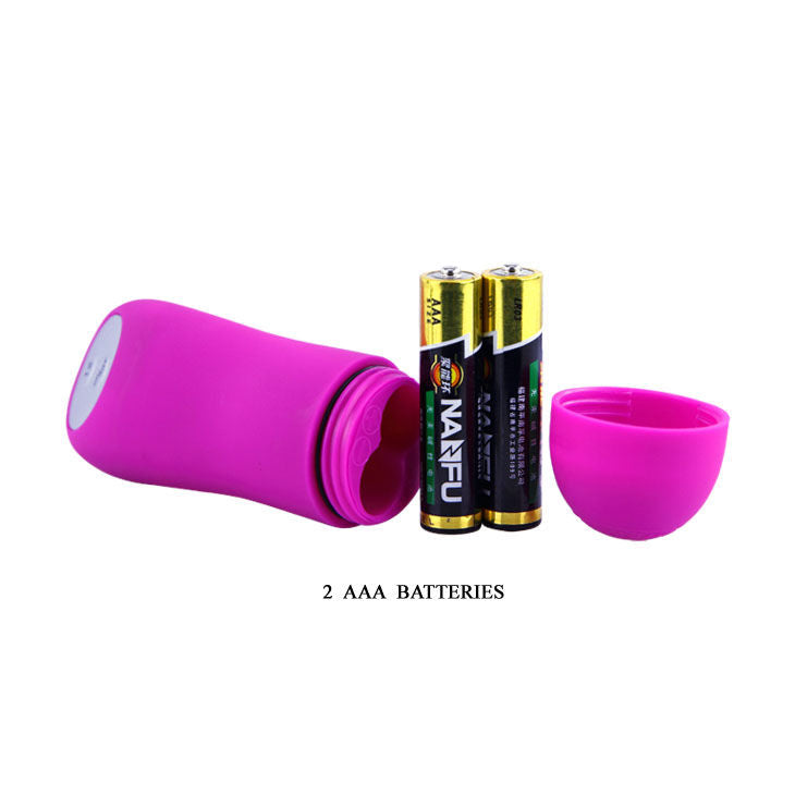 Stimolatore clitoride BAILE Love Eggs a farfalla, telecomando, 12 velocità in colore lilla, design elegante e compatto.