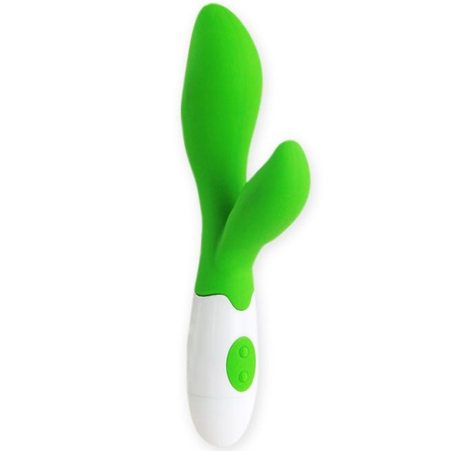 Vibratore Flirtazione Owen Green di Pretty Love Flirtation, design elegante e dettagliata in verde, ideale per piacere e relax