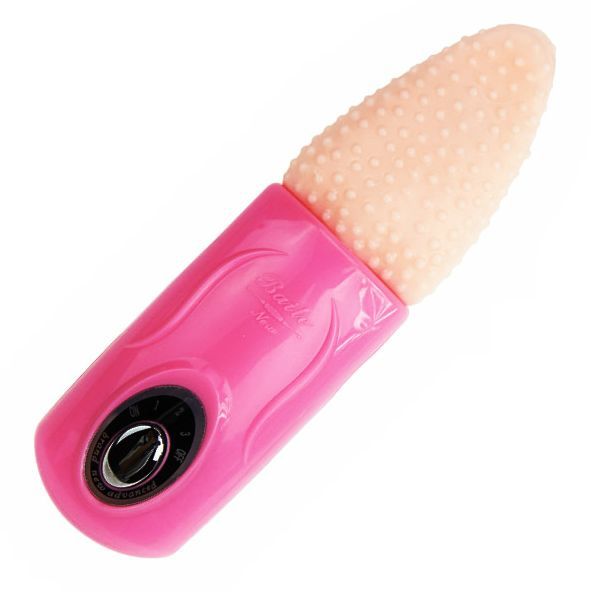 Massaggiatore per la lingua BAILE 3V, vibratore di marca BAILE VIBRATORS, con design ergonomico e superficie liscia.
