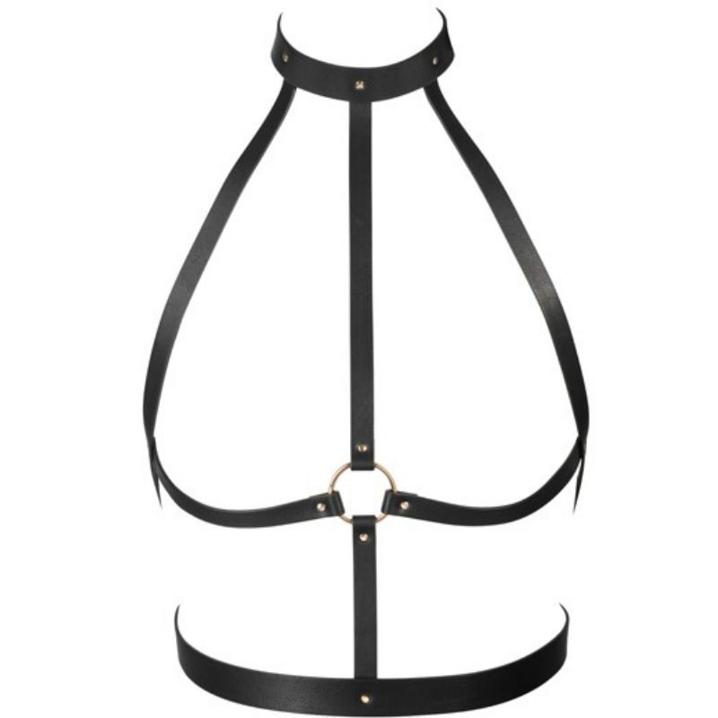 BIJOUX INDISCRETS MAZE - H BLACK BIB