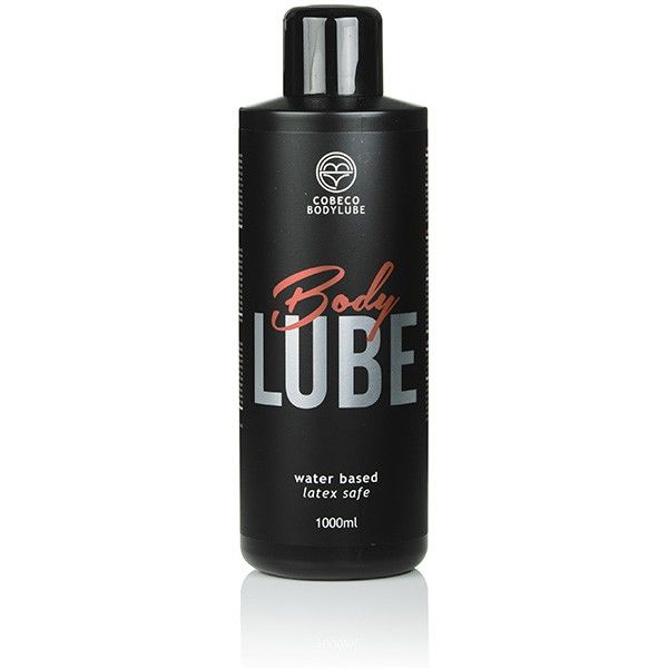 Lubrificante per il corpo COBECO CBL in bottiglia da 1000 ml, con etichetta visibile, ideale per uso personale e massaggi.