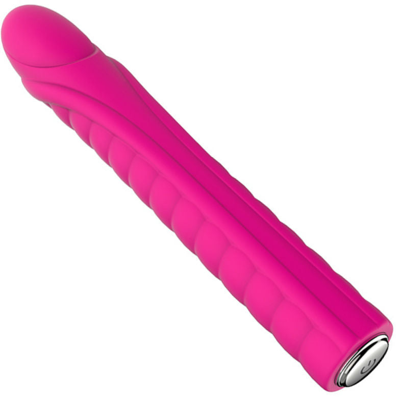 Vibratore rosa Nalone Dixie Potente, design ergonomico e dettagliato, ideale per stimolazione e piacere personale