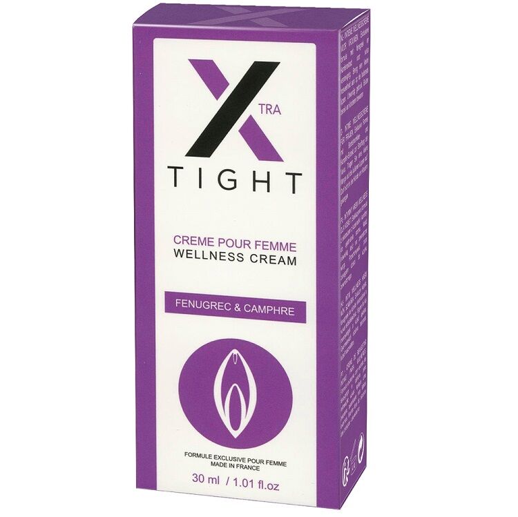 Crema intima RUF X Orgasmic da massaggio, crema idratante e stimolante per massaggi intimi, in confezione da 1 litro.