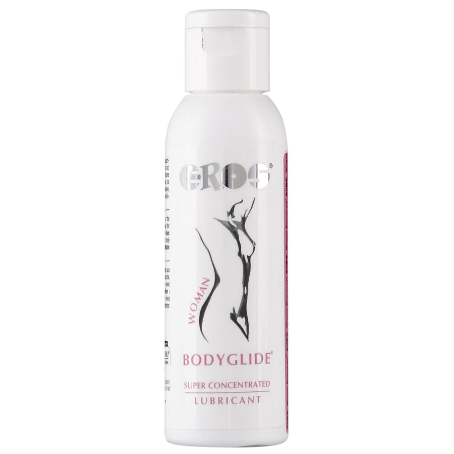 Lubrificante donna silicone EROS Bodyglide della linea EROS Classic, flacone da 50 ml, texture superconcentrata e liscia.