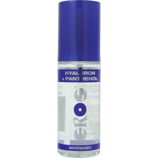Gel lubrificante a base acqua EROS CLASSIC LINE con ialuron e pantenolo, contenuto da 100 ml, in confezione con tubetto.