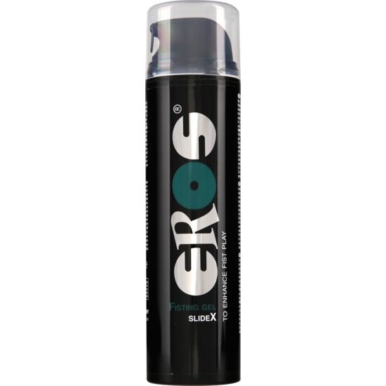 Gel lubrificante EROS Classic Line Anal Fisting SuperSlip, 200 ml, in tubo con etichetta blu e bianca, immagine del prodotto.