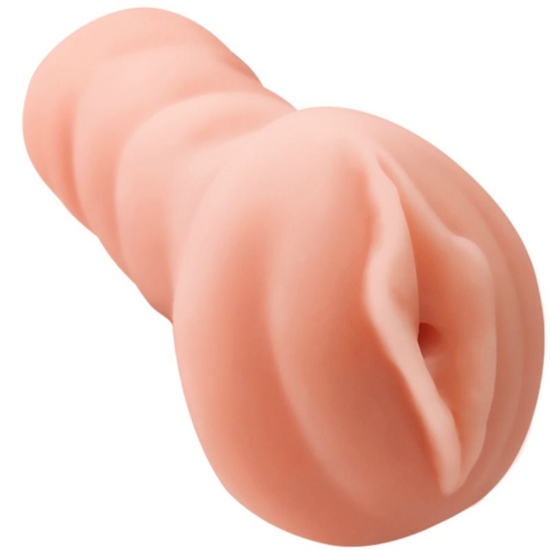 Masturbatore Crazy Bull Leila in silicone, forma vaginale, 13,5 cm, con dettagli realistici, prodotto per il piacere maschile.